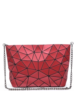 Geometric Crossbody Bag 8015 RED